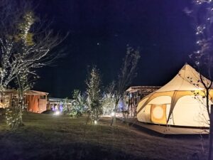 GLAMPREMIER Setouchi 客室・テラス