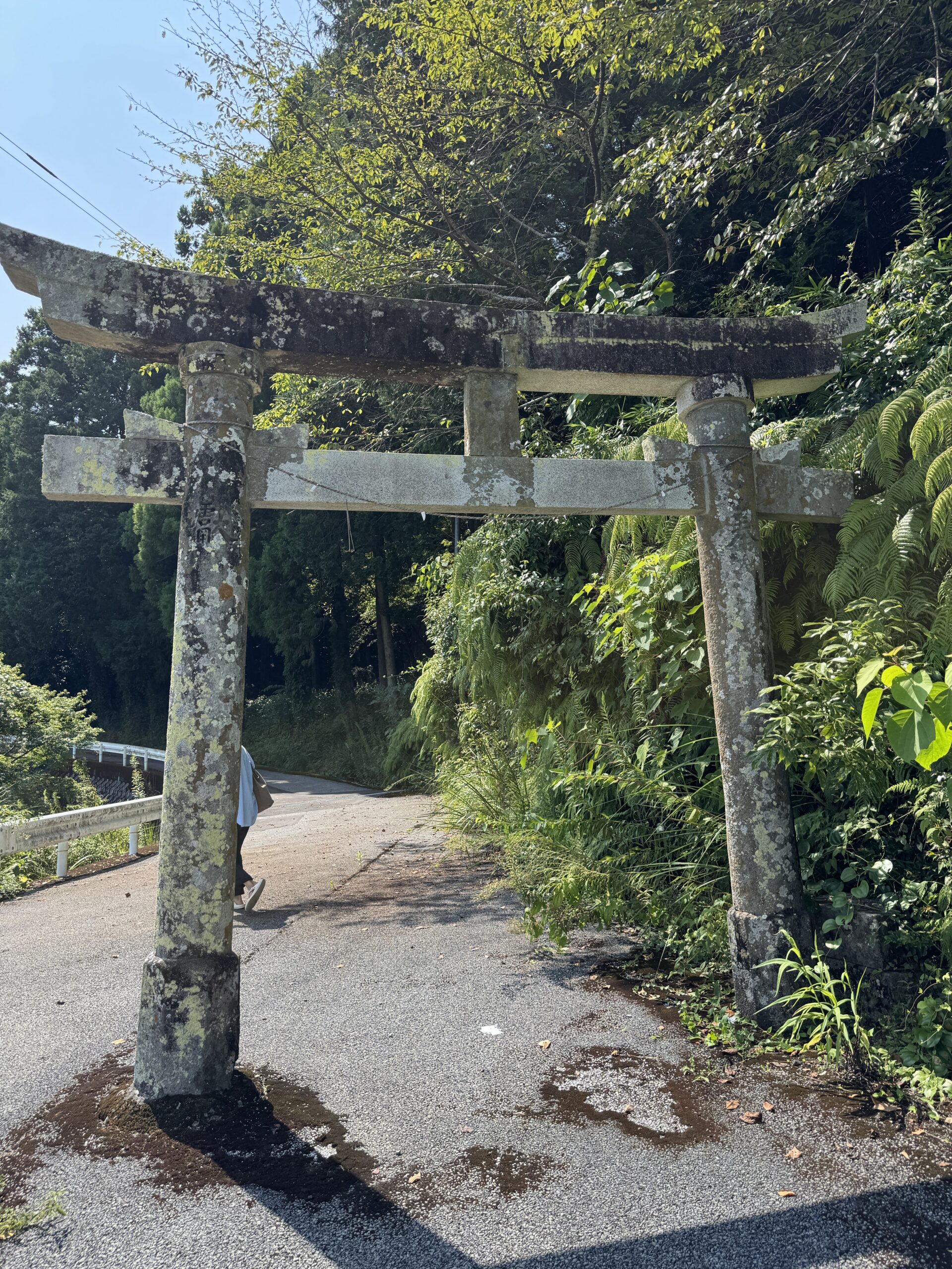 参道の鳥居(手前側)