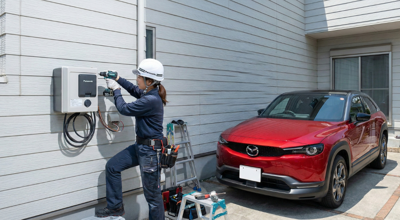 電気工事作業員のイメージ